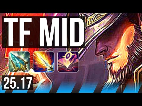 TWISTED FATE vs ZED (MID) | KR Master | 25.17