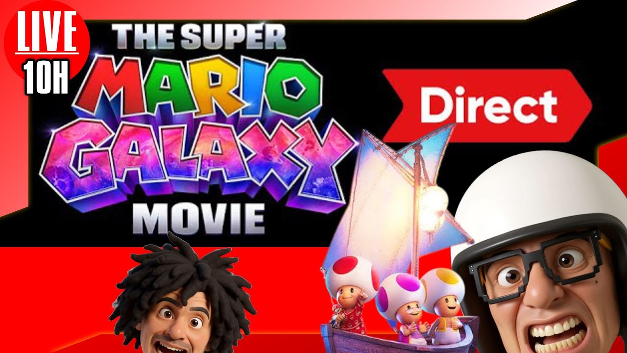 🎮🚨JÁ JÁ! - 10H - The Super Mario Galaxy Movie Direct TRAILER #nintendodirect