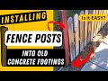 Download Installing Fence Posts In Existing Concrete Footings Reusing Old Footings Reusing Old Fence Post Mp3 Song