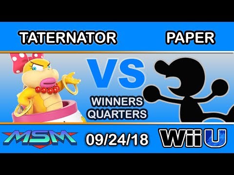 MSM 159 - KH | Taternator (Bowser Jr) Vs Paper (G&W) Winners Quarters - Smash 4