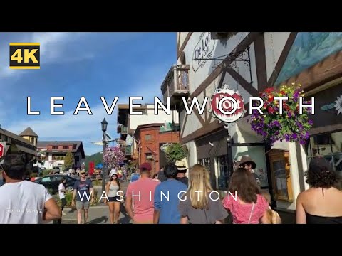 [4K] Leavenworth in Washington, USA