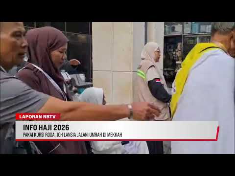 Pakai Kursi Roda, JCH Jalani Umrah di Mekkah