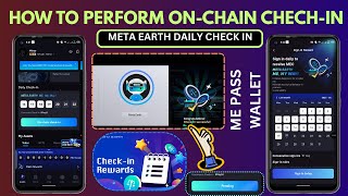 ME PASS wallet daily check in resumed ☑️ how to perform tasks free MEC || ME daily check in solved