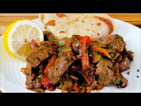 BEEF LIVER, Pan Seared with ONIONS and PEPPERS | Liver and Onions 2022 | Kenyan Maini Recipe