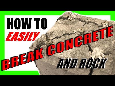 How To Break Concrete and Rock For Easy Removal | GeoBreak NON-EXPLOSIVE Expanding Grout