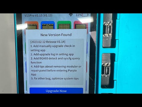 JCID V1SPRO v1.14 update обзор обновления программатора для iPhone, iPad, Face ID, True Tone и NAND