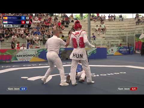 316 Round of 16 MEN M  68KG ESP PEREZ POLO J  HUN JOZSA L