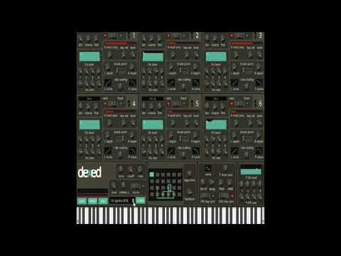 DEXED  FREE FM SYNTH VST SOUND DEMO