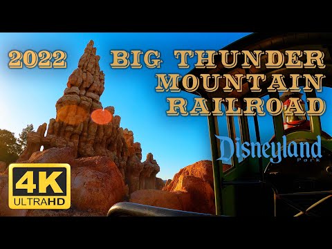 Big Thunder Mountain Railroad (4K) POV - Disneyland 2022