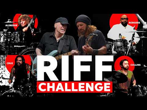 Phil Demmel’s Riff Challenge ft. Billy Sheehan & 4 Pro Drummers!