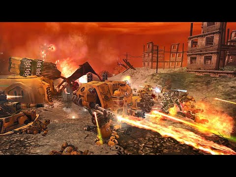 UNIFICATION MOD | Space Marines vs Black Legion - Survival map, WH40K Dawn of War Soulstorm