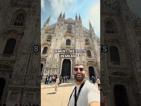 8 Must-See Places in Milan! 🇮🇹 #italy #milan #travel #travelbucketlist