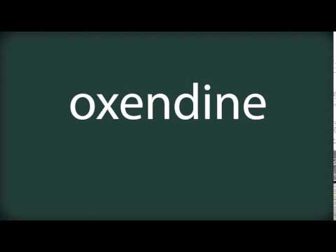 How to pronounce oxendine