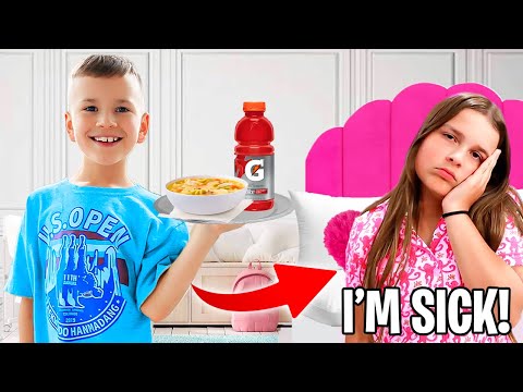 NO SCHOOL FOR MADDY! (she is sick) 🤒