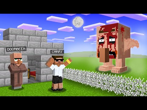 Carry Doorbin House Vs Horror Villager in Minecraft..