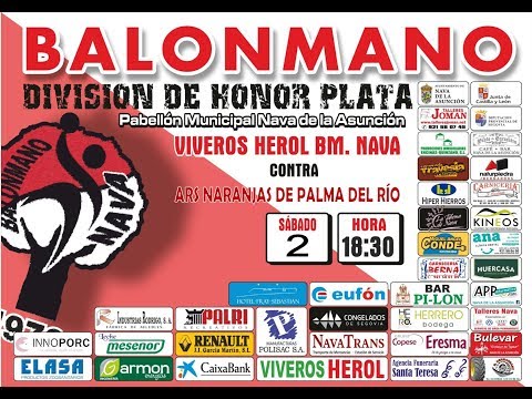 VIVEROS HEROL BALONMANO NAVA - ARS NARANJAS DE PALMA DEL RÍO