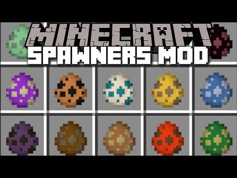 Minecraft SPAWNERS MOD / SURVIVE THE EVIL CAVE MONSTERS AND GET REWARDS!! Minecraft