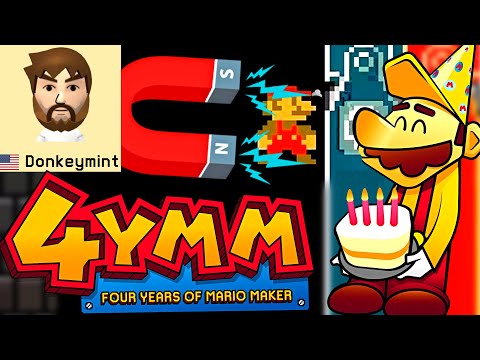 4 Years of Mario Maker 🎉 Static Cling 🎉 Donkeymint