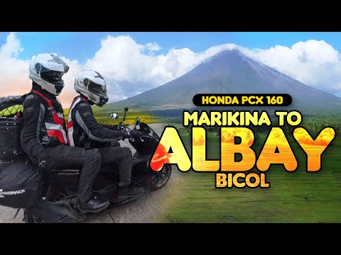 14 HOURS MARIKINA TO ALBAY BICOL | Honda PCX 160 | Mayon Lodging House | Couple Ride