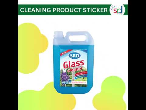 Label Sticker Liquid Dish Wash