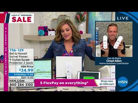 Chad Allen® (TVchad®) and Lesley Machado present the swivel power on HSN