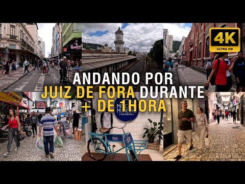 Mais de 1 Hora Andando pelo Centro de Juiz de Fora, Minas Gerais #walkingtour #gopro