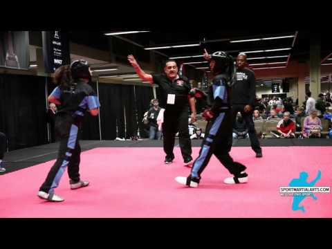 Melanie Ortiz v Jasmine Kitterman Womens Sparring 2016 AKA Warrior Cup