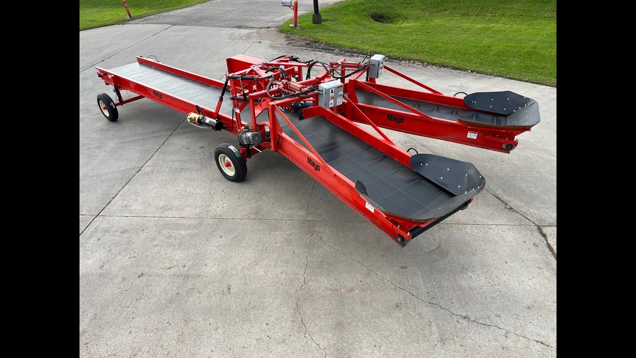 Mayo Unloading Conveyor with Stingers