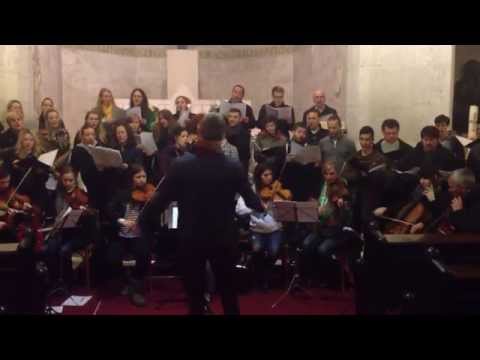 Cantores sancti Marci - G. F. Handel, Halleluja (rehearsal)
