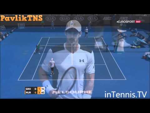 Andy Murray vs Sam Groth Highlights ᴴᴰ Australian Open 2016