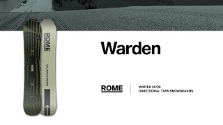 Rome Warden Snowboard 2026 | evo