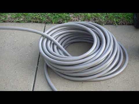 Reeling up hose on Eley Hose Reels