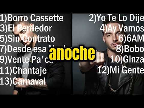 Las mejores canciones de Maluma Pelon y J Balvin de antes La Dupla Colombiana