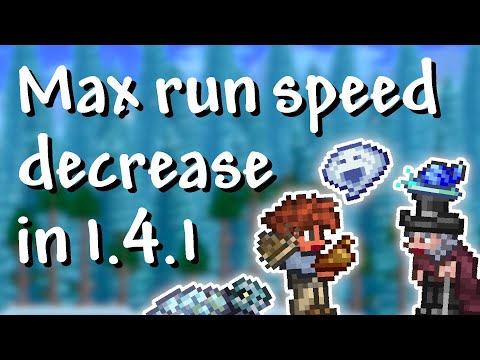 Terraria - 1.4.1 Maximum run speed decrease (you won't move after this!)