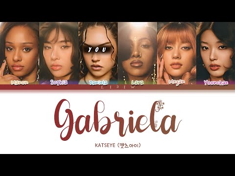 KATSEYE || GABRIELA but you are Daniela (Color Coded Lyrics Karaoke)