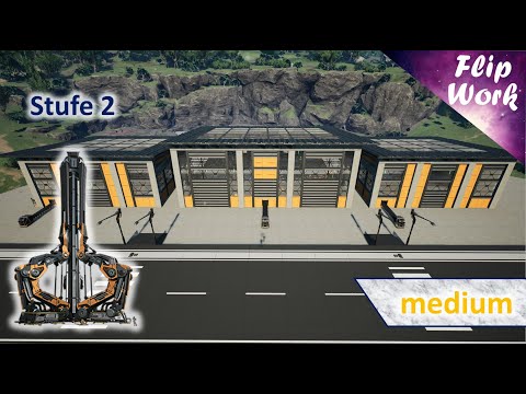 Satisfactory Spaceelevator Stufe 2 kompakt Fabrik | Tutorial