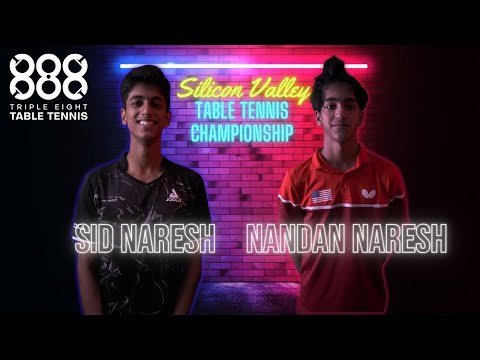 Sid Naresh vs Nandan Naresh // Silicon Valley Fall Championship Open Singles Semifinal