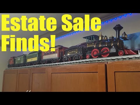 Estate Sale Train Finds! Vintage N Scale Set & Jim Beam Decanter Train Set