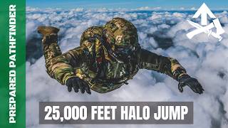 25,000 feet HALO jump - falling with style!