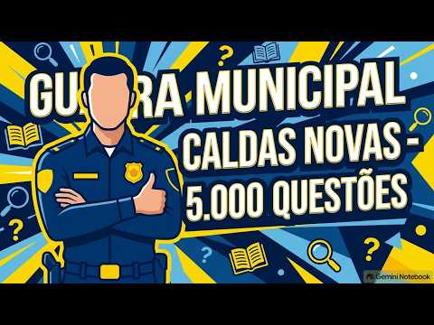 Como Ser Aprovado na Guarda Civil Municipal de Caldas Novas - GO | 5 Mil Questões Comentadas!