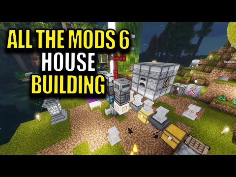 DEWSTREAM - Minecraft All The Mods 6 Modpack Ep 21 - House Building