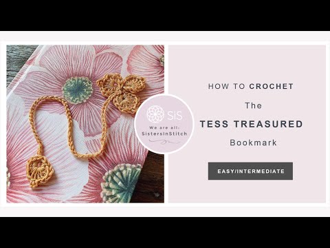How to make the Tess Treasured Bookmark | A Quick Crochet Tutorial (A less than 8 minute make!)