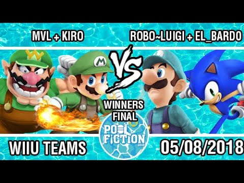 [POOL FICTION 2018] Mvl + Kiro VS. Robo~Luigi + El_Bardo - SSB4 - Winners Final