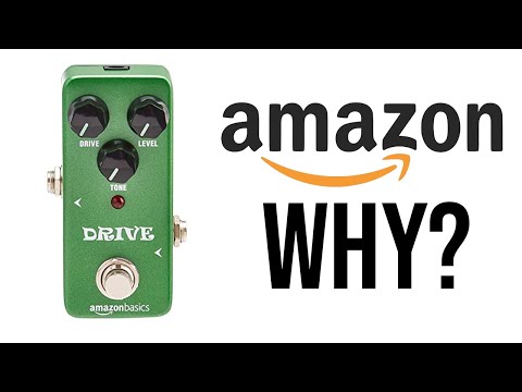 i bought the Amazon pedal... | Amazon Basics Overdrive Guitar Effect Pedal Review | SimsRecording