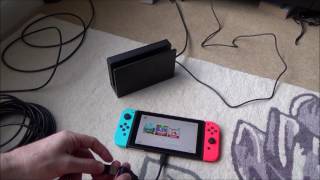 How to connect the Nintendo Switch Tablet directly to a Wired Ethernet connection without the Dock