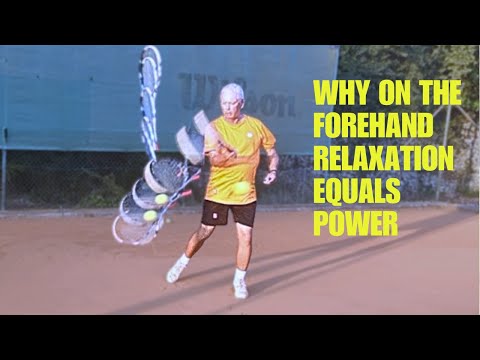 “Effortless Forehand Power: Relax, Don’t Force”