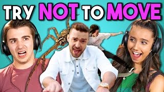 COLLEGE KIDS REACT TO TRY NOT TO MOVE CHALLENGE