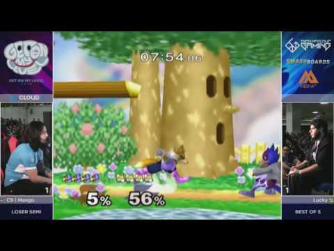 GOML 2016 - C9 Mang0 (Falco) vs Lucky (Fox) - Losers Top 8