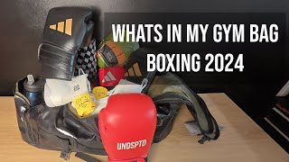 What’s In My Gym Bag - Boxing 2024