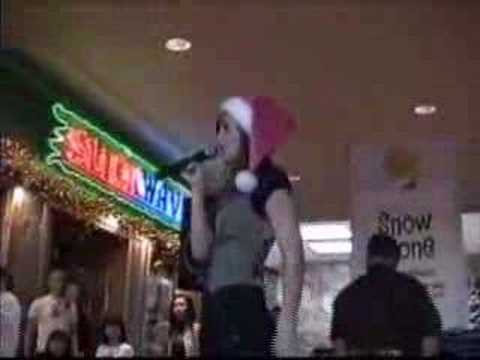 Santa Baby by Madonna * Christen Sawyer singing